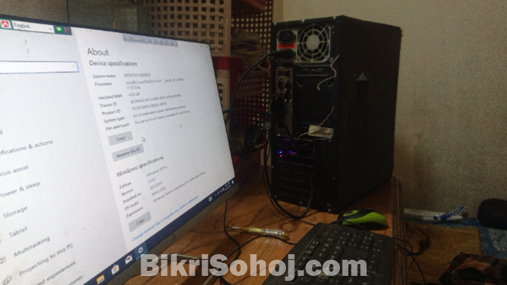 Hp monitor & pc sell